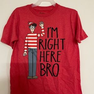 Boys Where’s Waldo Shirt - Medium - New with tags